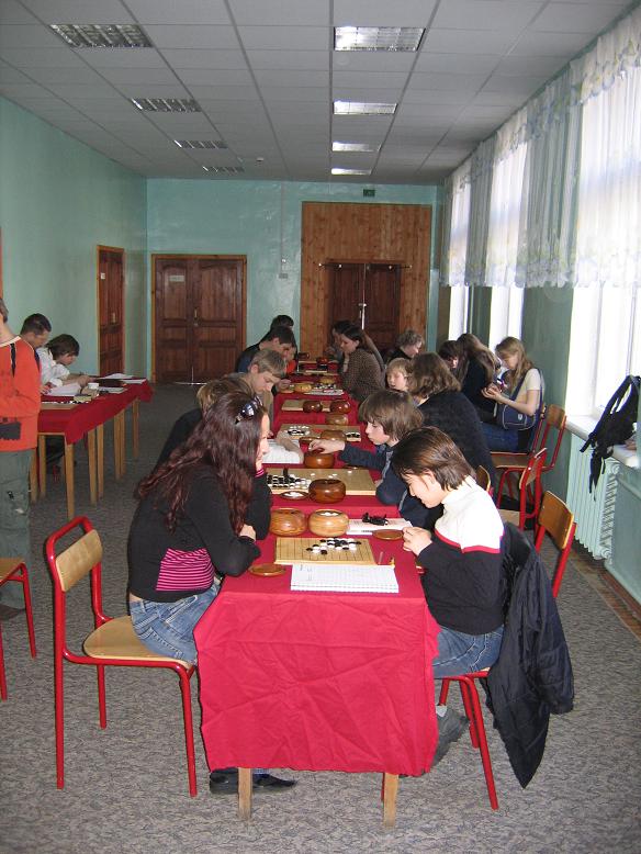 Аттестация по системе Чин-Сан, проведенная Федерацией Го в марте 2007 года. Место проведения - детский клуб Го Восхождение